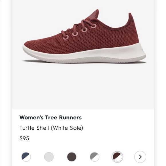Allbirds Tree Runners in Turtle Shell Size W9 - Picture 2 of 7